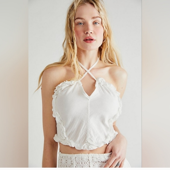 NWT jen's Pirate Booty Black Oak Corset Top in Natural Size S Free People - Picture 4 of 12